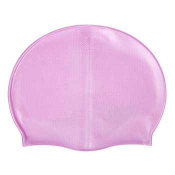 Καπέλα κολύμβησης Ελαστική αδιάβροχη σιλικόνη Protect Ears Καπέλο κολύμβησης ελεύθερο μέγεθος για ενήλικες μακριά μαλλιά Αθλητικό καπέλο πισίνας