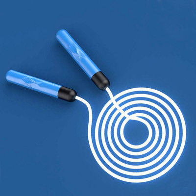 Fitness Ρυθμιζόμενο σχοινί νυχτερινού φωτός Skipping Sports LED Jump Rope Lighting Outdoor Supplies Φορητός αθλητικός εξοπλισμός προπόνησης