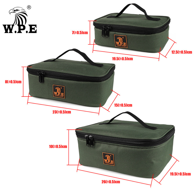 WPE 1tk karpkalapüügikott, mitmeotstarbeline 600D PVC, Oxfordi multifunktsionaalne kalarullõnge peibutis tööriistakott, kalastustarvete tarvikud