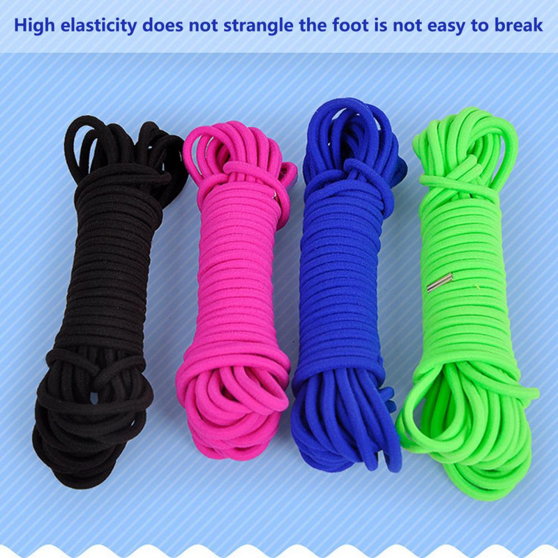 Kerge, pika elueaga laste kummipael, eriti pikk lai rakendus Värviline hüppenööriga peotegevus Sooduskingitus