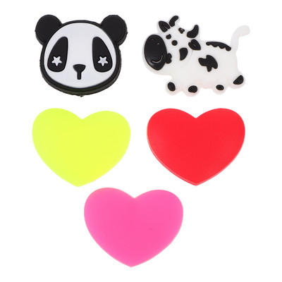 5 τμχ Αποσβεστήρα κραδασμών ρακέτας τένις Αμορτισέρ σε σχήμα καρδιάς πυριτικό τζελ σιλικόνης Παιδί