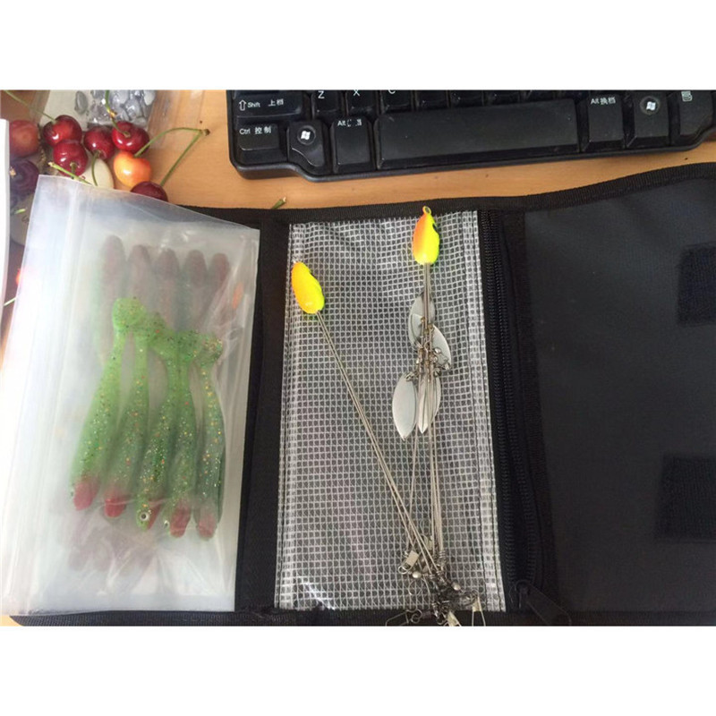 Kaasaskantavad kalapüügi pehmed landikotid Lõuend Veekindel litrid Jig Bag Söödakott Söödakott Pehmed Landid Söödakotid Kokkupandav kalakott