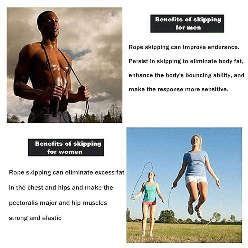 Sârmă de sărituri Sârmă de oțel ponderată de viteză rapidă Corzi de sărit pentru copii și adulți Antrenament Crossfit Box MMA Sală de fitness Antrenament