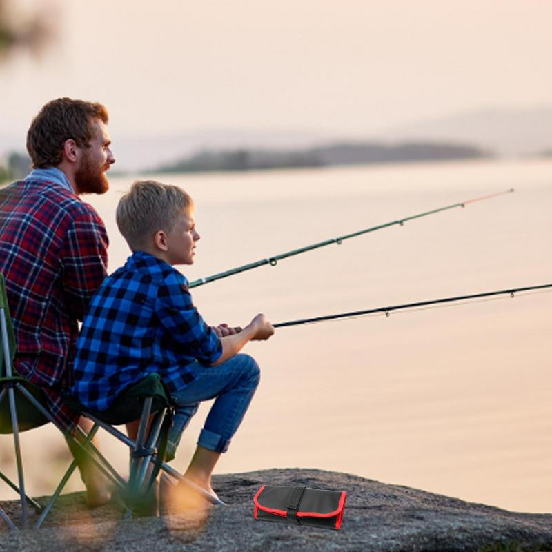 12 αυλακώσεις Portabale Fishing Lure Τσάντα κουταλιού Πτυσσόμενη τσάντα ψαρέματος Jig τσάντα ψαρέματος Ατζέντα τσάντα τσέπης για δολώματα Γάντζοι Γραμμές