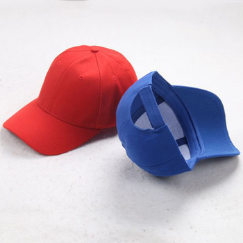 Γυναικείο ανδρικό καπέλο Καμπύλο αντηλιακό φωτιστικό μονόχρωμο Καπέλο μπέιζμπολ Ανδρικό καπέλο ηλίου ρυθμιζόμενο αθλητικό καπέλο μπέιζμπολ