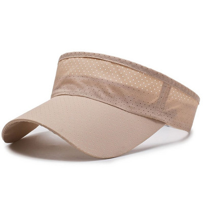 Reguliuojama bėgimo kepurė golfo žygiams pėsčiomis nuo UV spindulių apsauga kvėpuojanti tuščia viršutinė kepurė Patogi greitai džiūstanti teniso kepurė vyrams, moterims