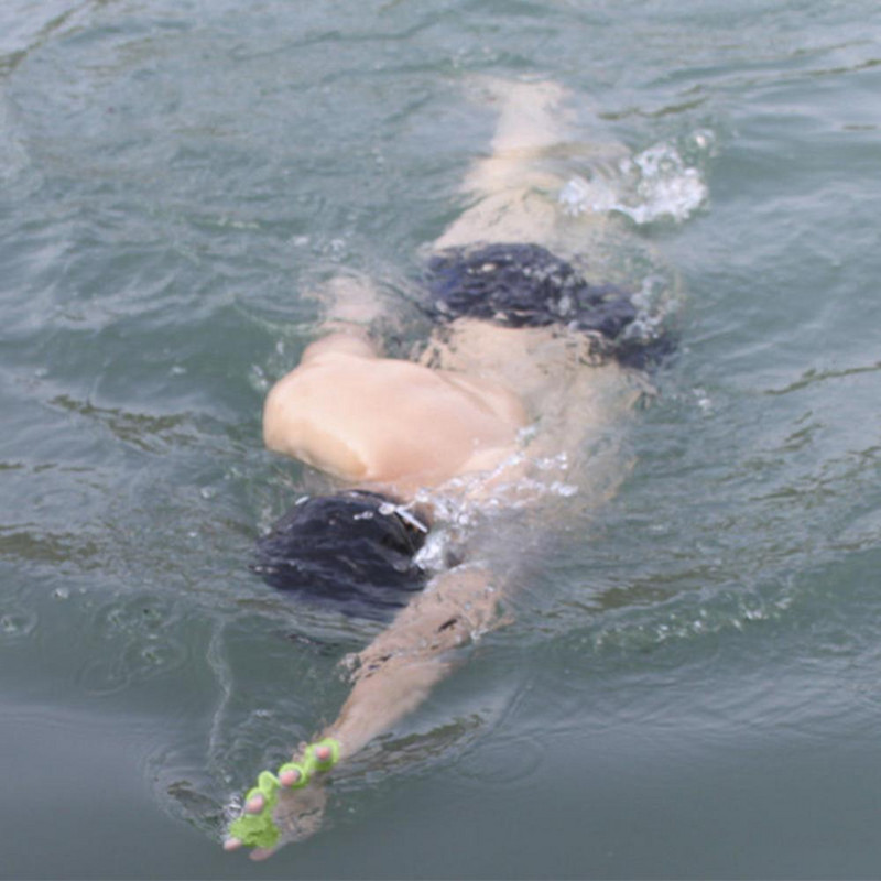 1 pora vaikams suaugusiems skirtos silikoninės irklentės, plaukimo pirštinės su tinkleliu, lengvai naudojamos Patogios daugkartinio naudojimo nardymo pirštinės 그물장갑