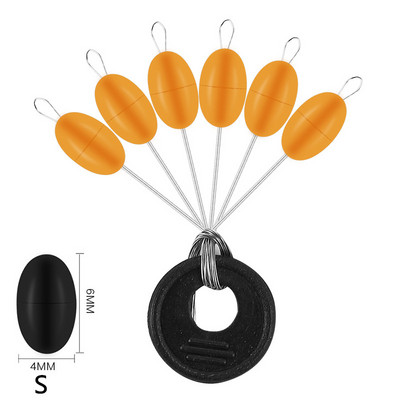 60 tk 10 komplekti SML XL Big Line Stop Space Oad Püügitarbed Merikarpkala Kärbsepüügi Sööt Tööriist Float Säga ümmargune ujuvpall