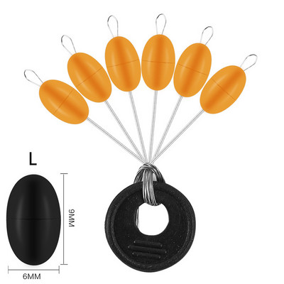 60 tk 10 komplekti SML XL Big Line Stop Space Oad Püügitarbed Merikarpkala Kärbsepüügi Sööt Tööriist Float Säga ümmargune ujuvpall