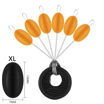 60 tk 10 komplekti SML XL Big Line Stop Space Oad Püügitarbed Merikarpkala Kärbsepüügi Sööt Tööriist Float Säga ümmargune ujuvpall
