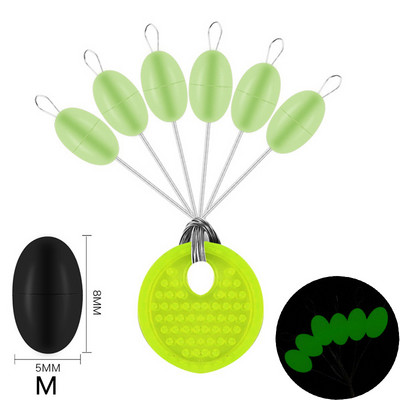 60 tk 10 komplekti SML XL Big Line Stop Space Oad Püügitarbed Merikarpkala Kärbsepüügi Sööt Tööriist Float Säga ümmargune ujuvpall