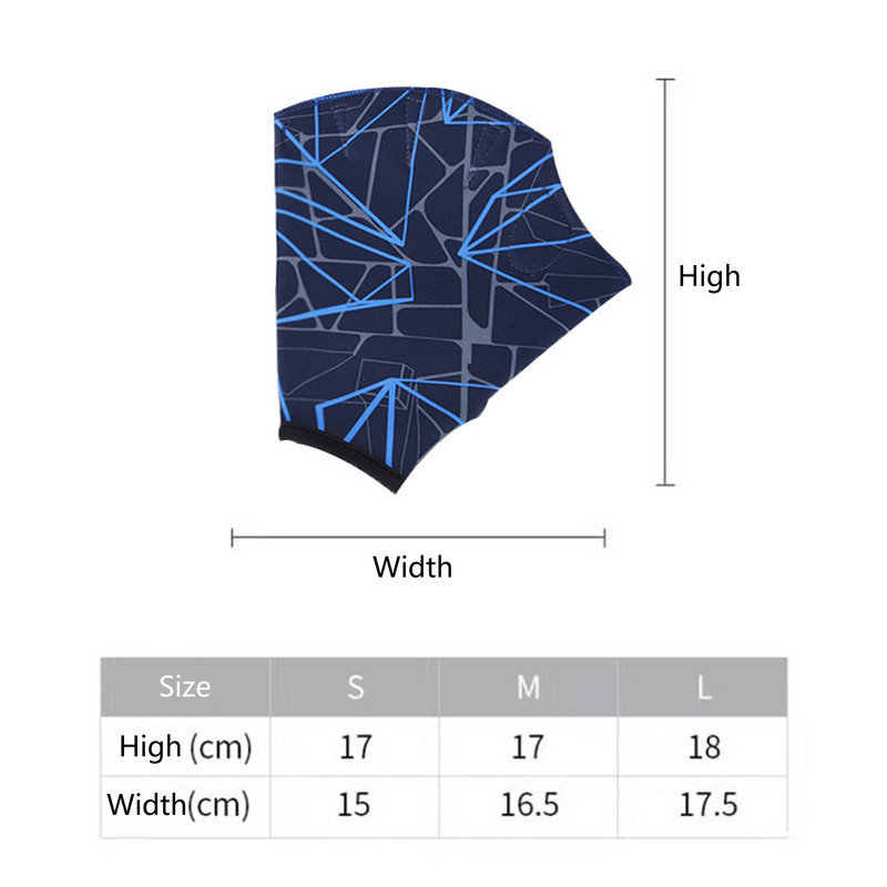 Nou 1 pereche de mănuși de înot, fitness acvatic, rezistență la apă, antrenament cu vâsle Aqua Fit, fără degete, unisex, tip broaște, sporturi acvatice