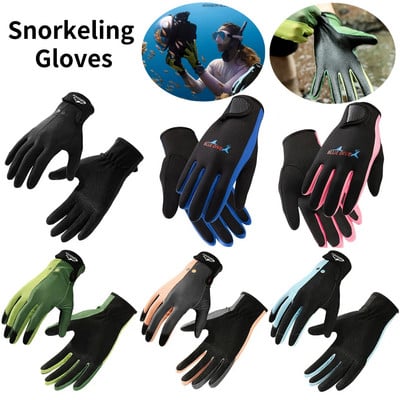 Ръкавици за подводен риболов Преносими ръкавици за гмуркане с шнорхел Леки еластични против надраскване Удобно оборудване за водни спортове