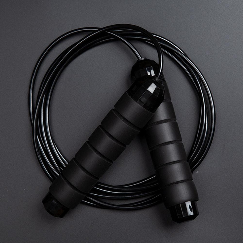 Hüppenööriga sasipuntrata kiire hüppenööriga kaabel kuullaagritega Terasest hüppenööriga jõusaal Jõusaal Kodune harjutus Õhuke keha