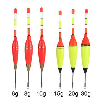 6g/8g/10g/15g/20g/30g EVA Luminous Fishing Float Long Vertical Night Lighting Fishing Floats Light Stick Bobber