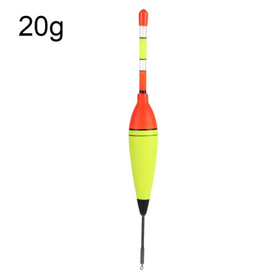 6g/8g/10g/15g/20g/30g EVA helendav kalaujuk, pikk vertikaalne öövalgustus kalapüügiujukid Light Stick Bobber