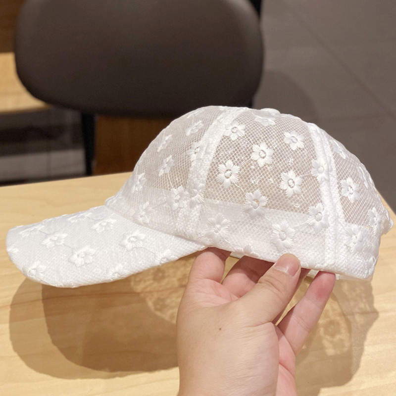 Tenisz sapka csipke női sapka nyári baseball sapka napernyő üreges sapka fekete lélegző strand napvédő sapka sapkák nőknek 2023 új