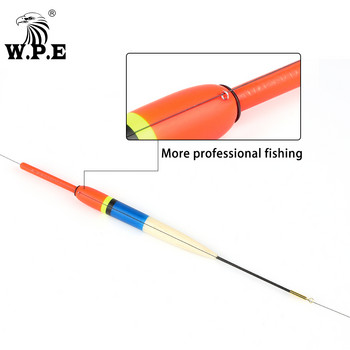 WPE Риболовна плувка 3бр./опаковка 4g 19-24cm Barguzinsky Fir Fliat Vertical Buoy Light Stick Float Light Stick Fishing Tackle Pesca