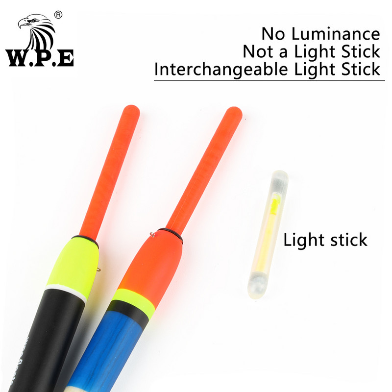 Plutitor de pescuit WPE 3buc/pachet 4g 19-24cm Plutitor de brad Barguzinsky Geamandura verticala Stick de lumina Float Stick de lumina Articole de pescuit Pesca