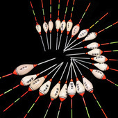 5 komada plovaka za pecanje od balsa drva Balsa Flotteur Peche plitki plutajući modeli Dodaci Više veličina Izvrsni plovci za ribolov