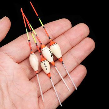 5τμχ Ξύλο Balsa Fishing Floats Balsa Flotteur Peche Shallow Floating Models Αξεσουάρ Πολλαπλών μεγεθών Exquisite Fishing Floats