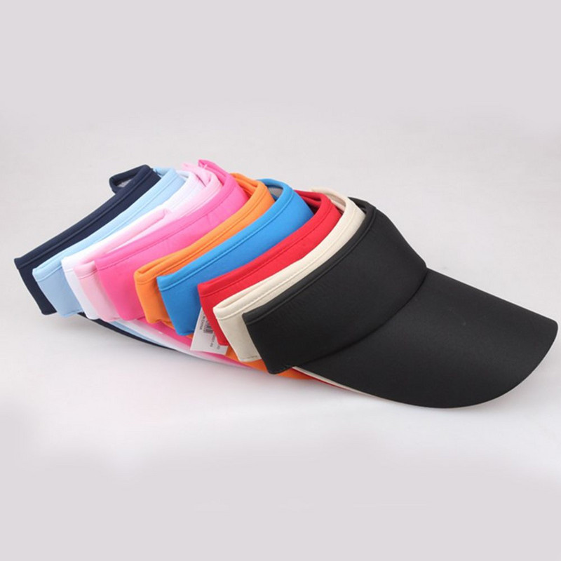 Vyrai Moteriška kepurė Vizor Skystis nuo saulės Reguliuojamas sportinis teniso golfo galvos apdangalas Unisex