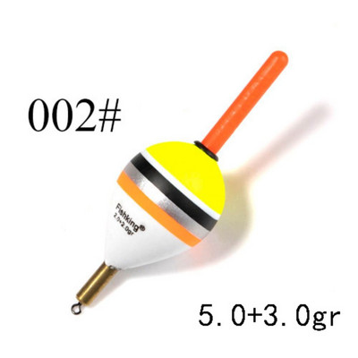 Пластмаса 2.0+2.0gr/5.0+3.0gr Риболовна плувка Плувки Bobbers Light Stick Floats Индикатор Slip Drift Tube Buoy Strike Риболовни инструменти