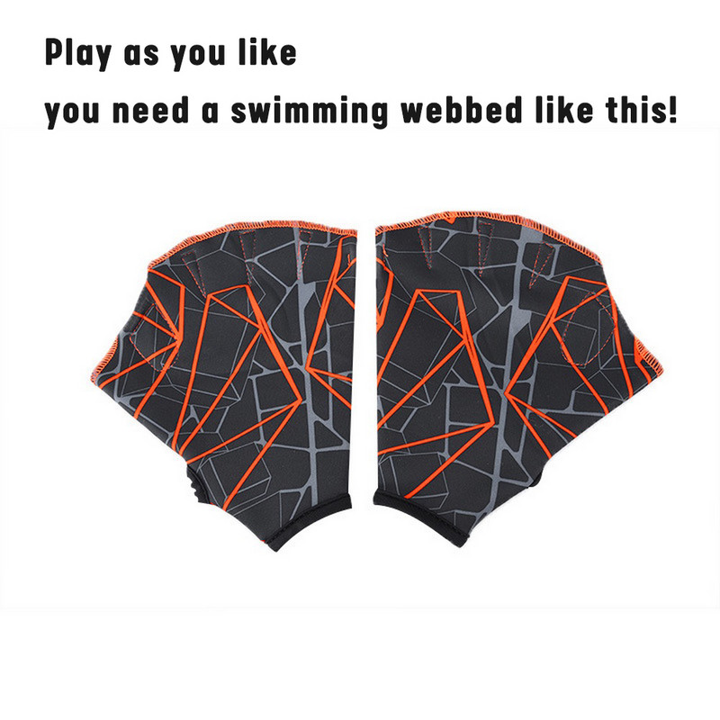 Γάντια κατάδυσης Γάντια κολύμβησης Κουπιά νεοπρενίου Ενήλικες με ιστό χεριών Εκπαίδευση κατάδυσης