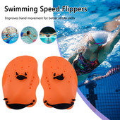 Swimming Finger Webbed Paddle Elastic Snorkeling Dive Gloves Aquatic Fit επαναχρησιμοποιούμενα με βοηθητικό εκπαιδευτικό αξεσουάρ με τρύπα νερού