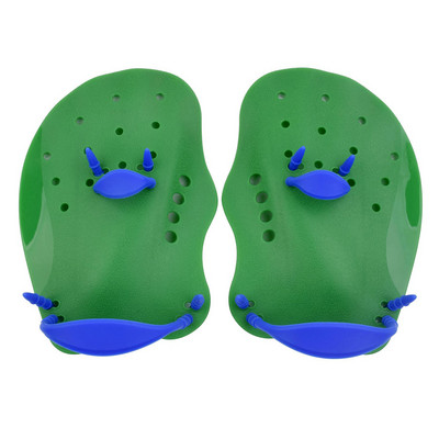 Swimming Finger Webbed Paddle Elastic Snorkeling Dive Gloves Aquatic Fit επαναχρησιμοποιούμενα με βοηθητικό εκπαιδευτικό αξεσουάρ με τρύπα νερού