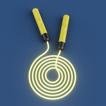 2,8 м регулируемо светещо въже за скачане Нощно светещи въжета за скачане Тренировъчно оборудване за упражнения LED светещи Спортни принадлежности на открито