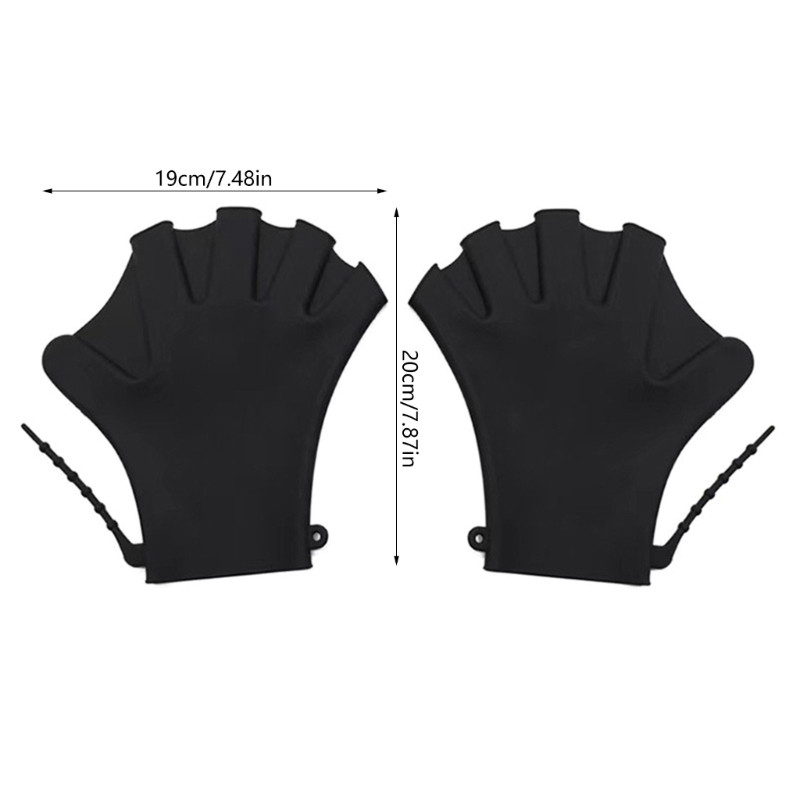 Veetreeninguteks mõeldud, sõrmidega ujumiskindad