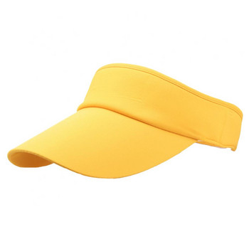 Летни дишащи въздушни шапки за слънце Мъже Жени Регулируеми тенис шапки Празна горна шапка Спортна козирка Шапка за бягане Външна слънцезащитна шапка Шапка