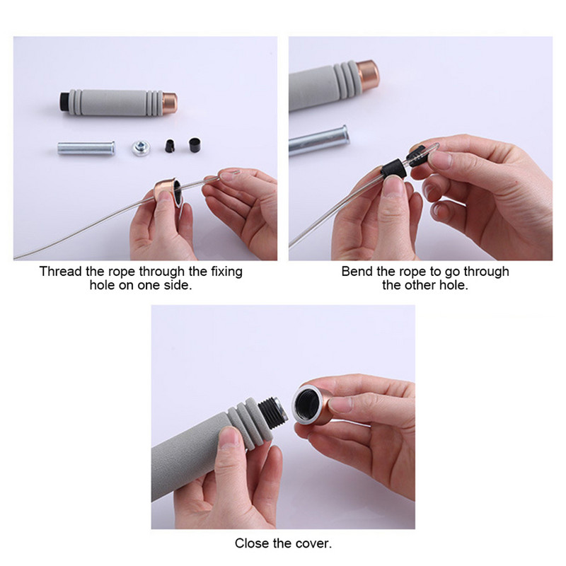 Kiirushüppeköis, mehed, naised, lapsed, hüppenöör, jõusaali treeningvarustus, terastraatlaager 10,1 jala pikkune reguleeritav fitness-MMA treening