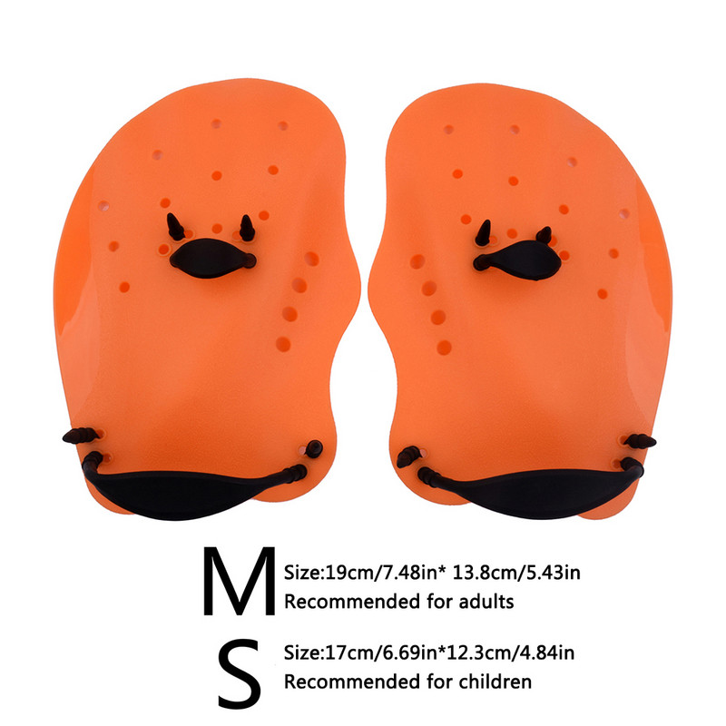 Γάντια κατάδυσης με αναπνευστήρα Ελαστικά Γάντια κολύμβησης Aquatic Fit Αδιάβροχα ελαφριά με οπή νερού Βοηθητικά αξεσουάρ διδασκαλίας