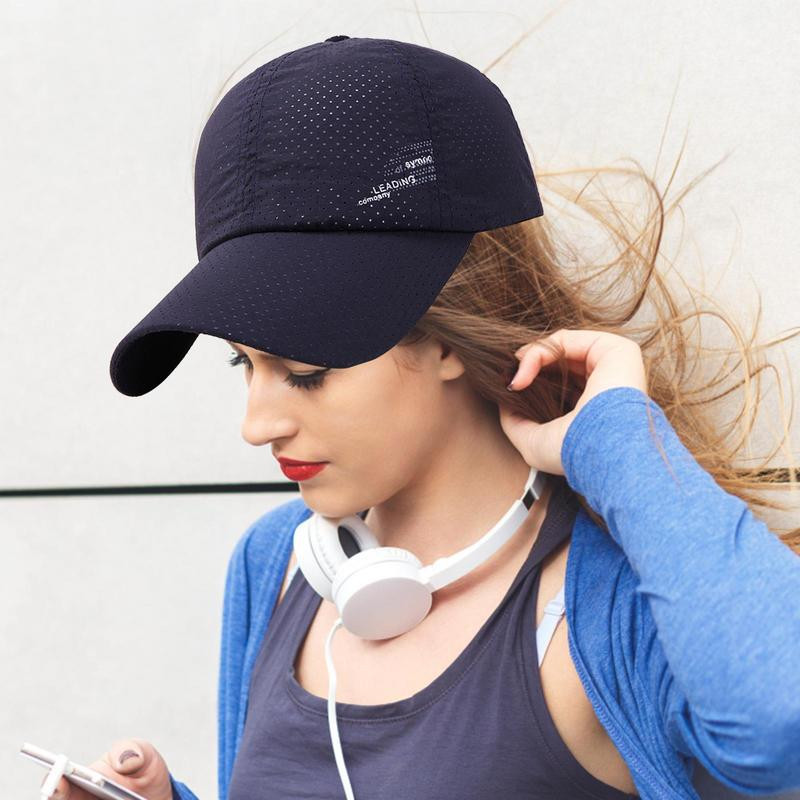 Suvine rand Sport ja vaba aeg Velvet Tennis Naiste mütsid Golf Meeste Mütsid Päikesevari Mini augud Hingavad jooksumütsid