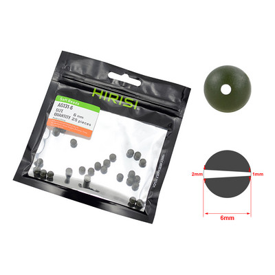 25 tk karpkalapüügi kummist põrutushelmed rohelised pehmed rigi helmed kalastusterminali tarbed AG130