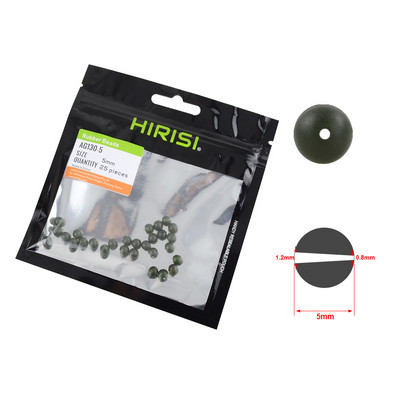 25 tk karpkalapüügi kummist põrutushelmed rohelised pehmed rigi helmed kalastusterminali tarbed AG130