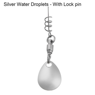 7 tk veepiisad/pajulehed kujuga metallist peibutis DIY kalapüügi atraktor Spinner tera VIB helkur lusikaga kalapüügivahend