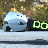 Ochelari de schi Bărbați Femei Ochelari de schi anti-aburire de iarnă cu mască gratuită Straturi duble UV400 Ochelari de snowboard Oculos Snowboard
