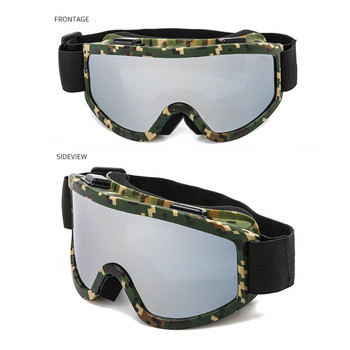 Ски очила с голяма рамка и цветни лещи против замъгляване Очила за планински ски Спорт на открито Сноуборд очила за възрастни младежи