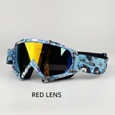 Tuulekindlad motokrossi prillid Sõiduprillid ATV Dirt Bike Mootorratas Googles Suusasõidukiiver Prillid Täiskasvanutele Mehed Naised Noored