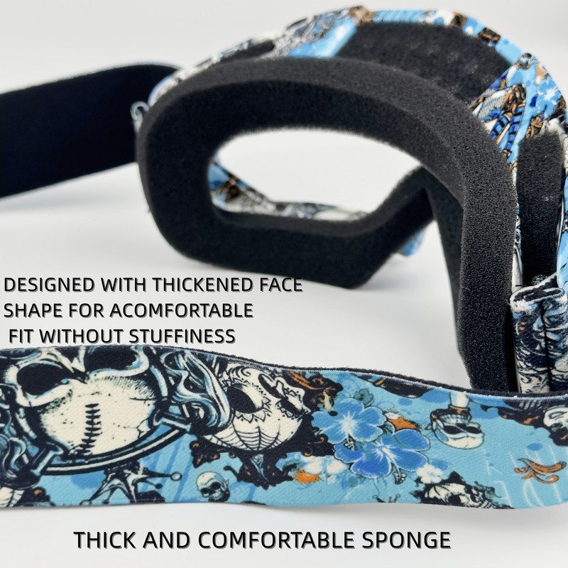 Tuulekindlad motokrossi prillid Sõiduprillid ATV Dirt Bike Mootorratas Googles Suusasõidukiiver Prillid Täiskasvanutele Mehed Naised Noored