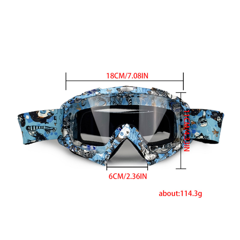 Tuulekindlad motokrossi prillid Sõiduprillid ATV Dirt Bike Mootorratas Googles Suusasõidukiiver Prillid Täiskasvanutele Mehed Naised Noored