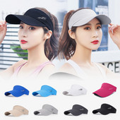 Pălării de vară cu boruri lungi de protecție solară Pălărie goală pentru bărbați, femei, sport în aer liber, umbrelă de soare, șepci de baseball, căciuli cu uscare rapidă, respirabile