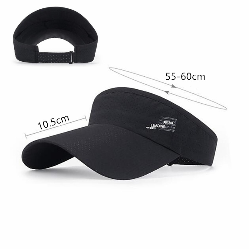 Pălării de vară cu boruri lungi de protecție solară Pălărie goală pentru bărbați, femei, sport în aer liber, umbrelă de soare, șepci de baseball, căciuli cu uscare rapidă, respirabile
