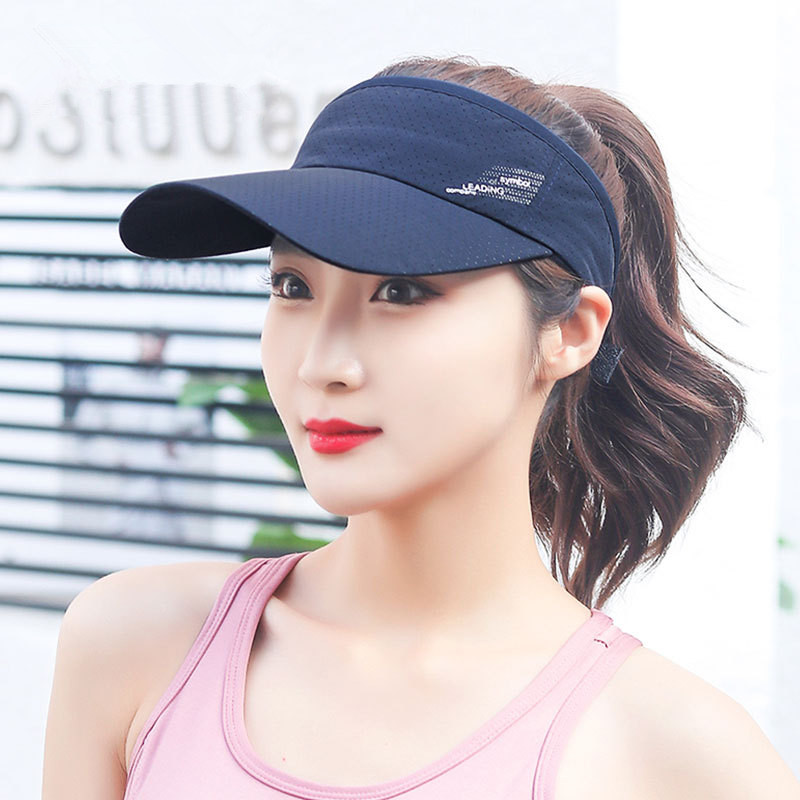 Pălării de vară cu boruri lungi de protecție solară Pălărie goală pentru bărbați, femei, sport în aer liber, umbrelă de soare, șepci de baseball, căciuli cu uscare rapidă, respirabile