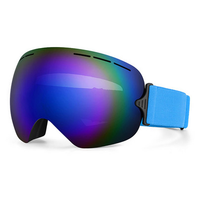 JSJM Νέα γυαλιά σκι διπλής στρώσης κατά της ομίχλης Μεγάλα γυαλιά σκι ανδρικά γυναικεία χειμερινά αντιανεμικά προστατευτικά γυαλιά για σκι Snowboard