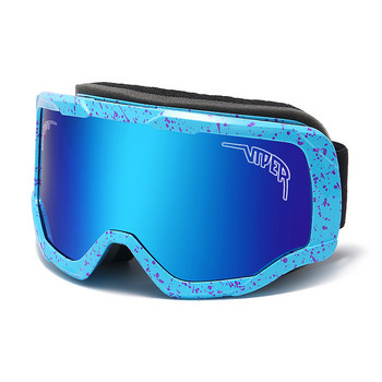 Μόδα διπλά στρώματα Γυαλιά σκι κατά της ομίχλης Pit Viper Γυαλιά Snowboard Γυαλιά Snowmobile Μάσκα για εξωτερικούς χώρους αθλητικά γυαλιά