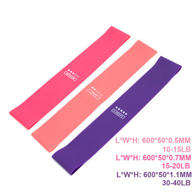 Elastsed ribad Fitnessi vastupidavusribade jaoks Treening Jõusaal Jõutreening Fitness Kumm Pilates Sport Crossfit treeningvarustus